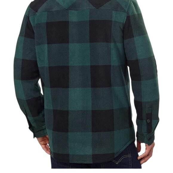 Freedom Foundry Men’s Super Plush Shirt Jacket Pine Grove/Green - Picture 3 of 11